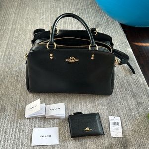 Coach Lillie Carryall crossbody bag and credit card wallet
